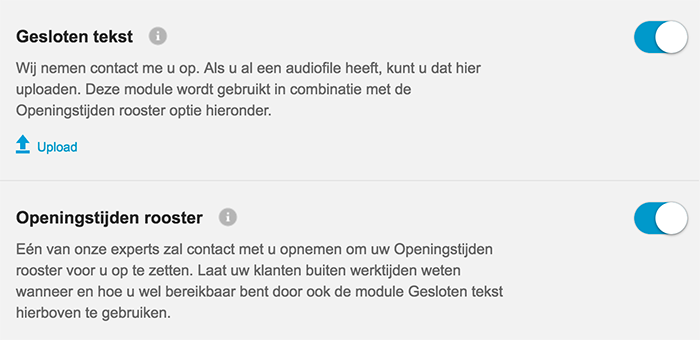 support gesloten-meldingen